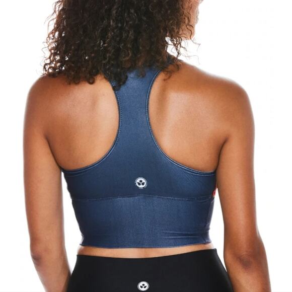 Soulgani Lux Low-Impact Crop Sunrise Print Sports Bra size XS - Picture 3 of 12